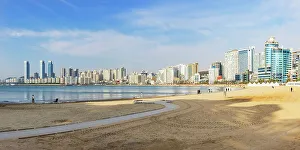 Korea Prints: Gwangalli beach, Busan, South Korea, Asia