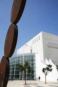 Tel Aviv Prints: Habima Theater, Israels national theater, Tel Aviv, Israel, Middle East