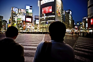 Images Dated 18th March 2009: Hachiko crossing, Shibuya, Tokyo, Japan, Asia