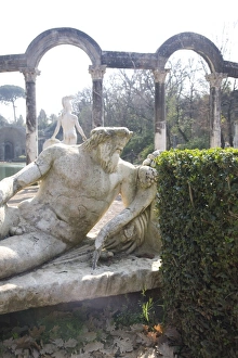 Images Dated 14th March 2007: Hadrians Villa, UNESCO World Heritage Site, Tivoli, near Rome, Lazio, Italy, Europe