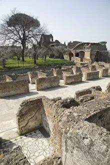 Images Dated 14th March 2007: Hadrians Villa, UNESCO World Heritage Site, Tivoli, near Rome, Lazio, Italy, Europe