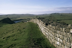Hadrians Wall, UNESCO World Heritage Site, Northumberland, England