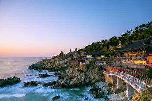 Worship Prints: Haedong Yonggungsa temple, Busan, South Korea, Asia