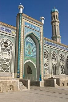 Images Dated 17th August 2009: Haji Yakoub Mosque and Medressa, Dushanbe, Tajikistan, Central Asia