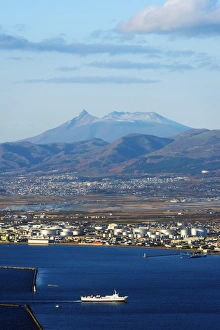 Commercialism Prints: Hakodate Bay view, Hokkaido, Japan, Asia