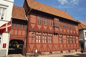 Odense Prints: Half timbered house, City Museum, Odense, Funen, Denmark, Scandinavia, Europe
