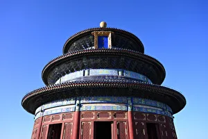 Beijing Prints: The Hall of Prayer for Good Harvests, in the Temple of Heaven complex