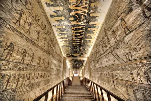 Hallway to Burial Chamber, Tomb of Ramses V and VI, KV9, Valley of the Kings
