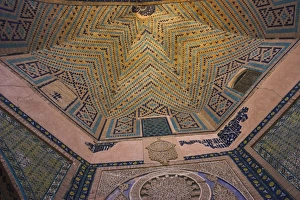 Detail of the hallway, Sufi shrine of Gazargah, Herat, Herat Province, Afghanistan, Asia