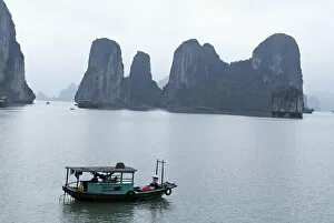 Images Dated 15th May 2008: Halong (Ha Long) Bay, UNESCO World Heritage Site, Vietnam, Indochina, Southeast Asia, Asia
