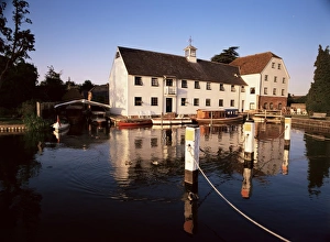 Buckingham Shire Prints: Hambleden Mill, River Thames, Buckinghamshire, England, United Kingdom, Europe