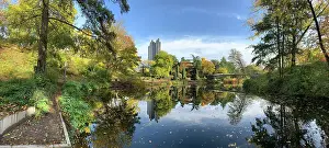 Hamburg Prints: Hamburg Stadtpark (Hamburger Stadtpark) in the free and Hanseatic city of Hamburg