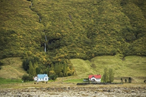 Sudurland Prints: Hamlet near Vik, South Region (Sudurland), Iceland, Polar Regions