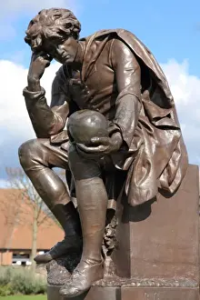 Tribute Prints: Hamlet statue, Gower Memorial, Stratford-upon-Avon