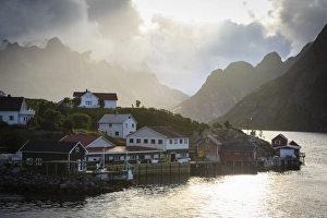 Hamnoy Prints: Hamnoy near Reine, Lofoten Islands, Arctic, Norway, Scandinavia, Europe