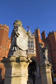 Folk Lore Prints: Hampton Court, Surrey, England, UK, Europe