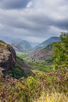 Kauai Prints: Hanapepe Valley lookout, Kauai, Hawaii, United States of America, Pacific