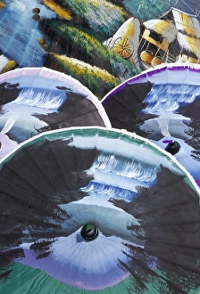 Hand-painted umbrellas