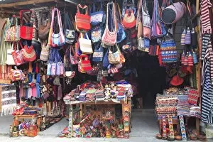 Images Dated 28th November 2007: Handicraft Market, Panajachel, Lake Atitlan, Guatemala, Central America