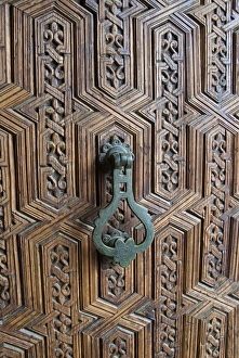 Handle of the main door, Marrakech Museum, Marrakech (Marrakesh), Morocco Handle of the main door, Marrakech Museum, Marrakech (Marrakesh), Morocco
