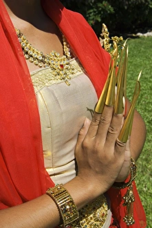 Hands Clasped Prints: Hands of traditional Thai dancer