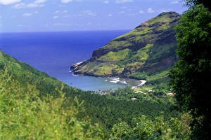 Polynesia Prints: Hane Bay, Ua Huka Island