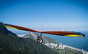 Extreme Sports Prints: Hang gliding in Rio de Janeiro, Brazil, South America
