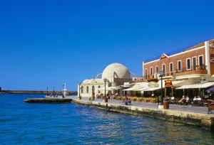 Chania Prints: Hania (Chania) seafront and harbour