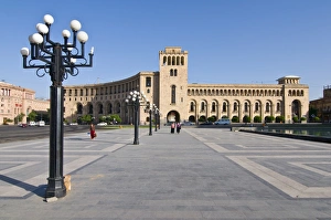 Squares Prints: Hanrapetutyan Hraparak (Republic Square), Yerevan, Armenia, Caucasus, Central Asia, Asia