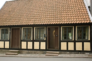 Single Storey Prints: Hans Andersens childhood home, Odense, Funen, Denmark, Scandinavia, Europe