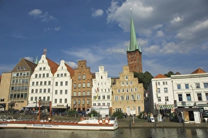 River Trave Prints: Hanseatic city of Lubeck