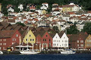 Bergen Prints: Hanseatic period wooden buildings