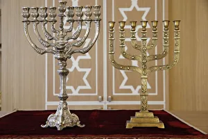 Jewish Prints: Hanukkah and Menorah, Paris, France, Europe