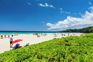 Hawaii Prints: Hapuna Beach State Recreation Area, Big Island, Hawaii, United States of America, Pacific