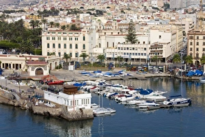 Melilla Prints: Harbor area in Port of Melilla, Spain, Spanish North Africa, Africa