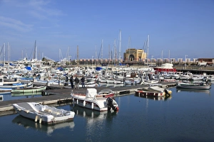 Imperia Prints: Harbor, Marina, Porto Maurizio, Imperia, Liguria, Italian Riviera, Italy, Europe