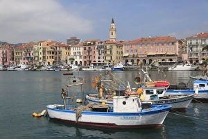 Harbor, Oneglia, Imperia, Liguria, Italian Riviera, Italy, Europe