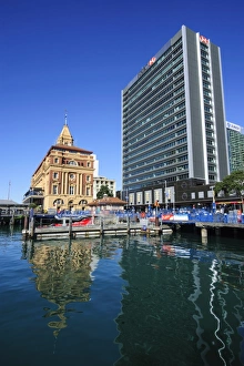 Auckland Prints: Harbour of Auckland, North Island, New Zealand, Pacific