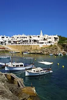 Images Dated 8th July 2008: Harbour, Binibequer, Menorca, Balearic Islands, Spain, Mediterranean, Europe
