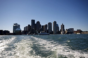 Boston Prints: Harbour, Boston, Massachusetts, New England, United States of America, North America