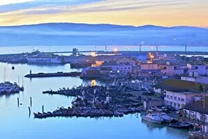 Jetty Gallery: The Harbour at dawn, Tangier, Morocco, North Africa, Africa