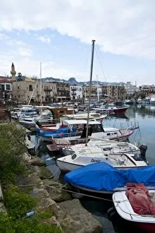 Images Dated 10th March 2008: The harbour of Girne, Northern Cyprus, Mediterranean, Europe