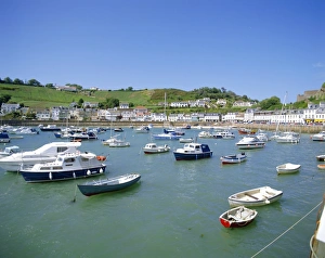 Gorey Prints: The harbour at Gorey, Jersey, Channel Islands, UK