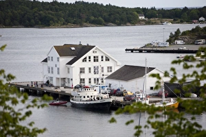 Images Dated 14th August 2009: Harbour, Grimstad, Aust-Agder, Norway, Scandinavia, Europe