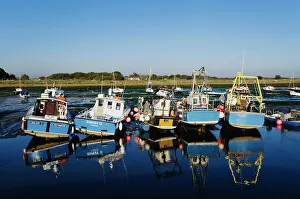 Hampshire Prints: The harbour at Keyhaven, Hampshire, England, United Kingdom, Europe