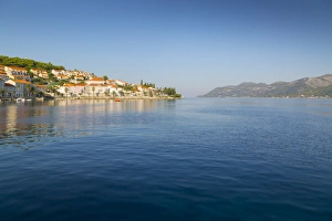 Korcula Prints: Harbour at Korcula, Korcula, Dalmatia, Croatia, Europe