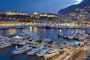 Images Dated 10th January 2010: Harbour in the Port of Monaco, Principality of Monaco, Cote d Azur