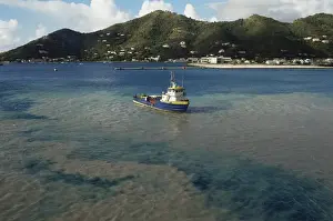 Tortola Prints: Harbour, Road Town, Tortola, British Virgin Islands, West Indies, Caribbean