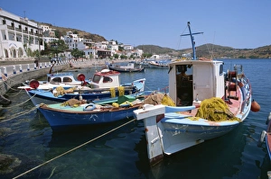 Patmos Prints: Harbour, Skala, Patmos, Dodecanese, Greek Islands, Greece, Europe