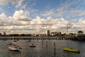 Melbourne Prints: Harbour, St. Kilda district, Melbourne, Victoria, Australia, Pacific